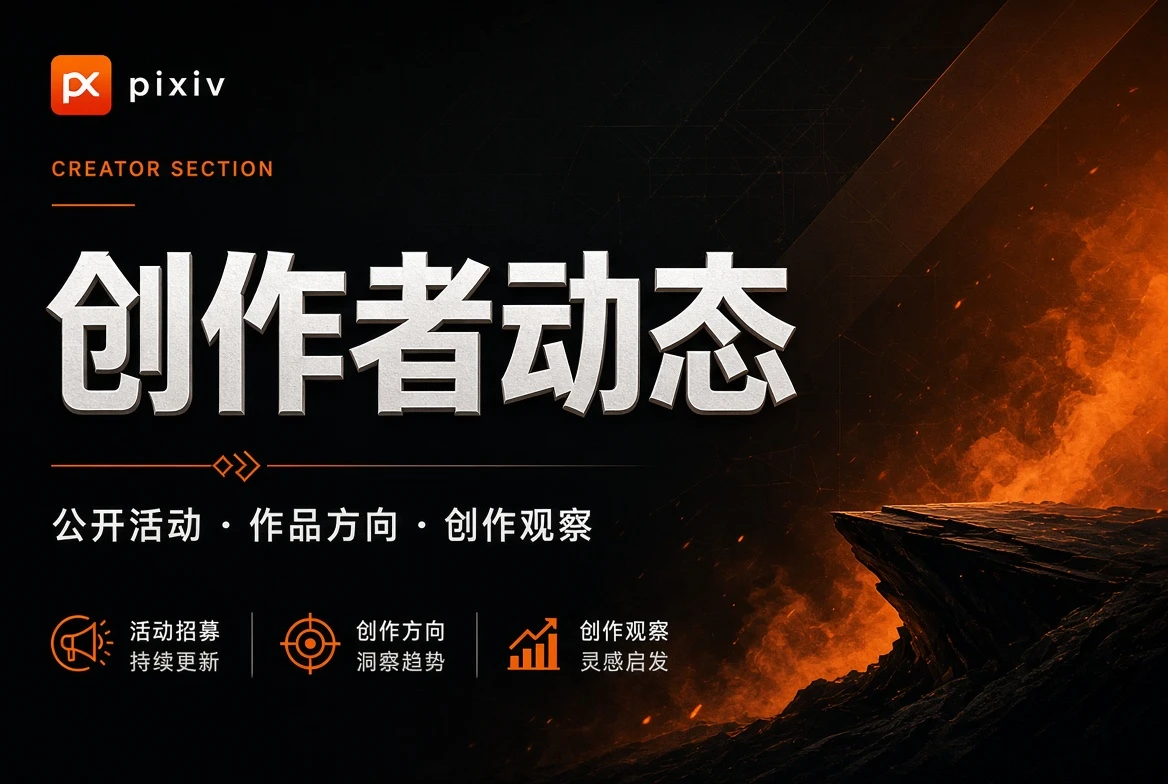 P站创作者动态与作品观察